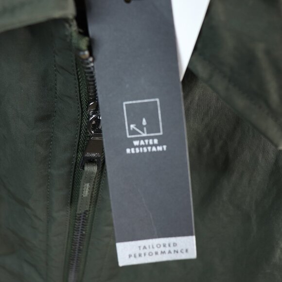 Banana Republic Men's Bomber Jacket Size Large Olive Green BNWT - Picture 3 of 16